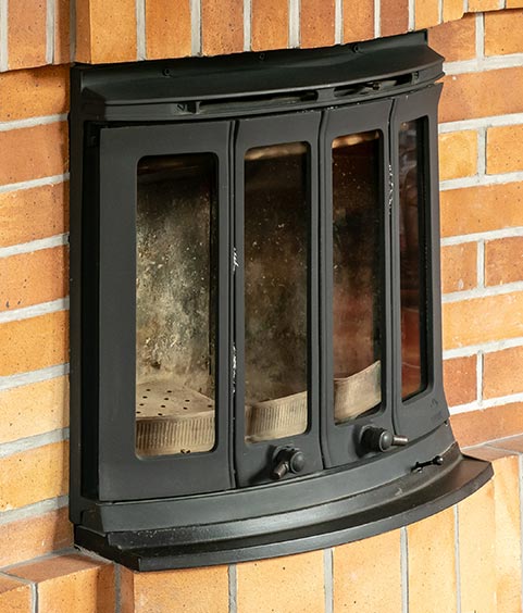 Fireplace Insert in brick